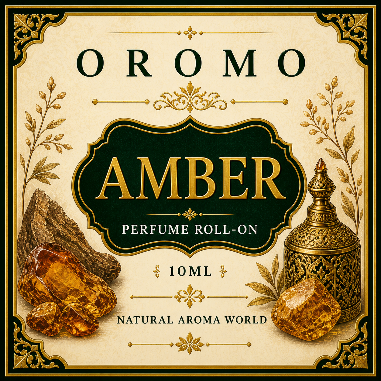 AMBER PERFUME ROLLON-10ML