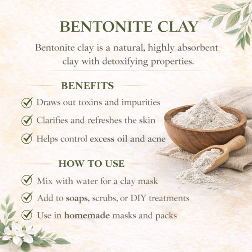 BENTONITE CLAY PURE - 1 Kg
