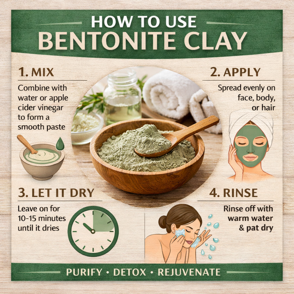 BENTONITE CLAY PURE - 100gms
