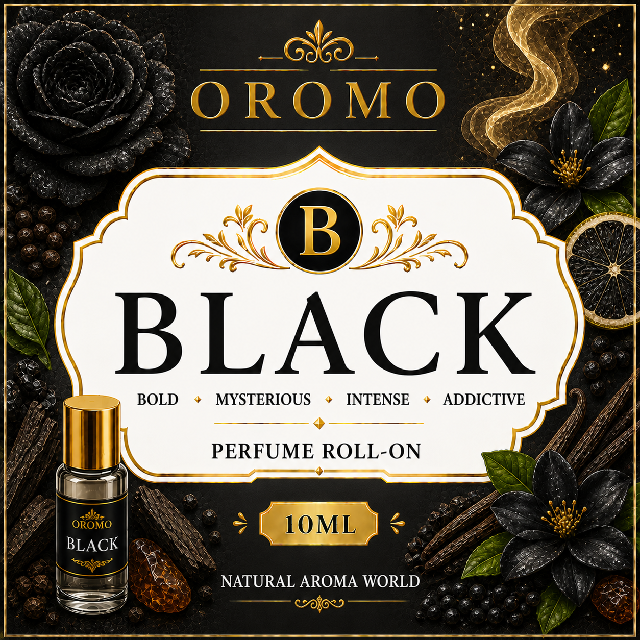 BLACK PERFUME ROLLON-10ML