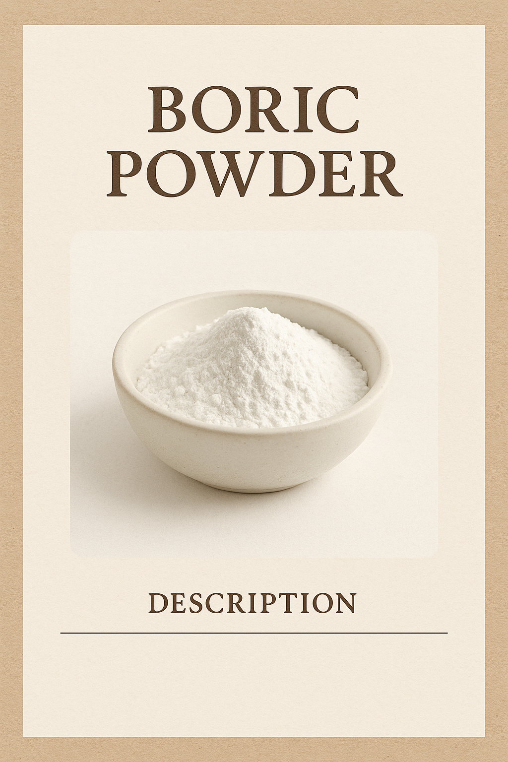 BORIC POWDER - 100gms