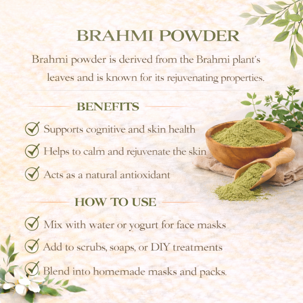 BRAHMI POWDER PURE - 100gms