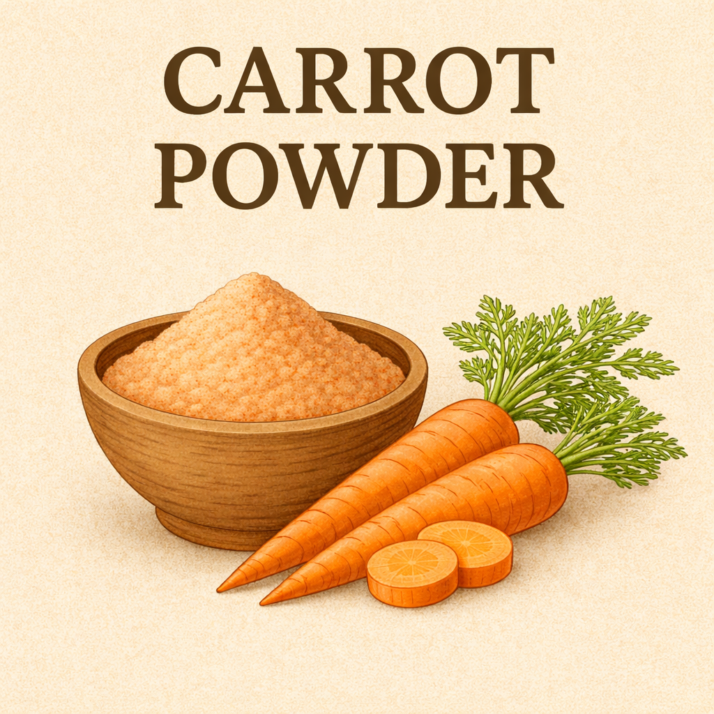 CARROT POWDER PURE - 100gms