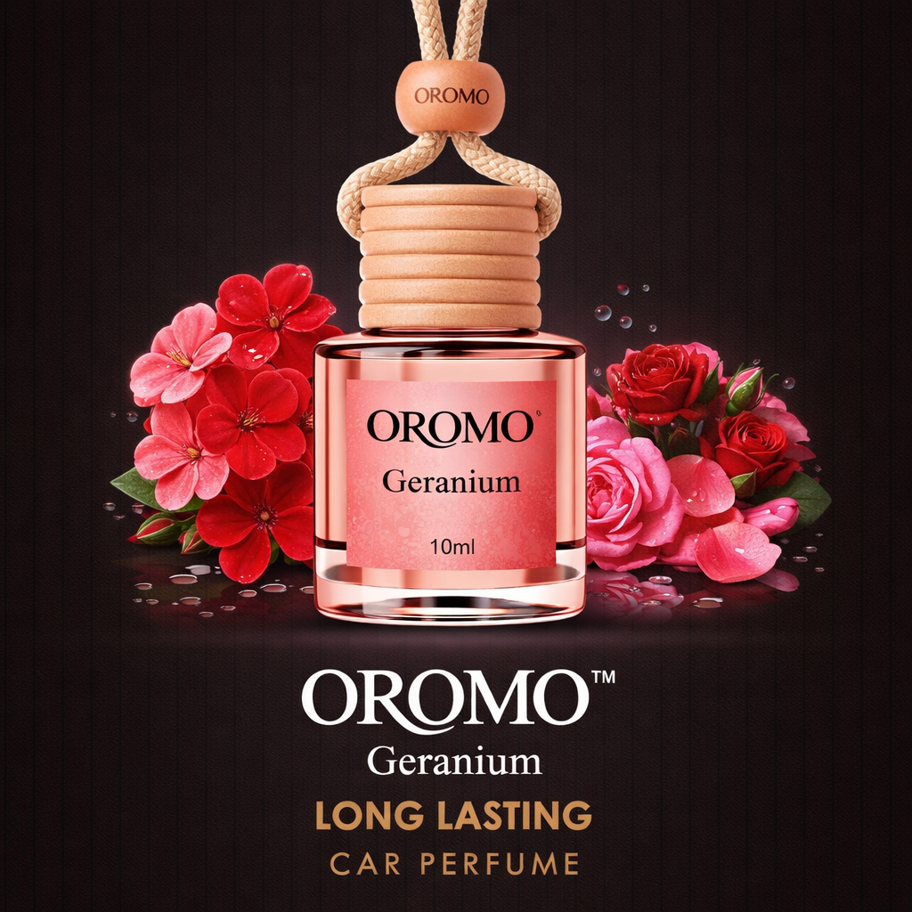 GERANIUM 10ML CAR HANGING DIFFUSER WITH 30ML REFILL