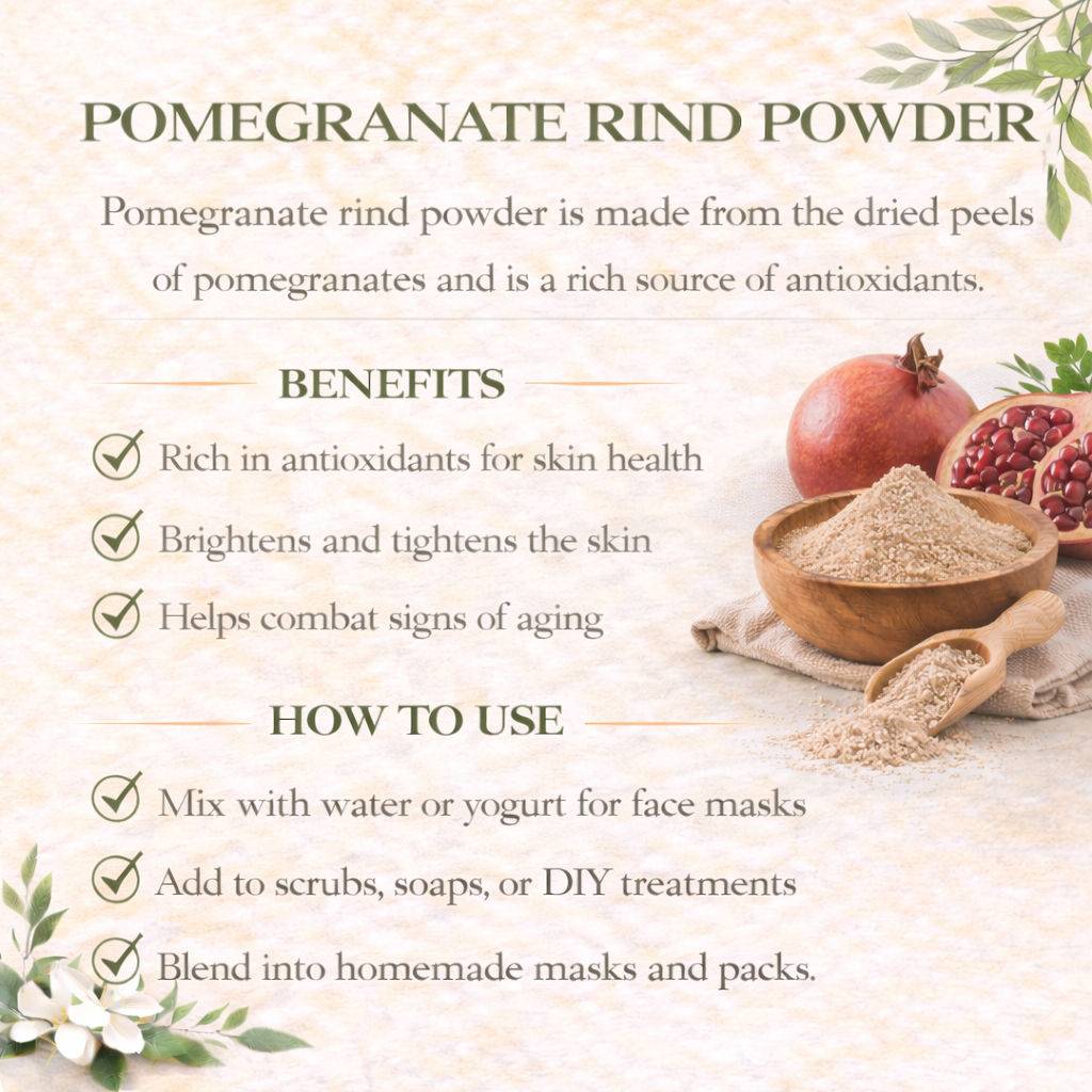 POMEGRANATE RIND POWDER PURE - 1KG