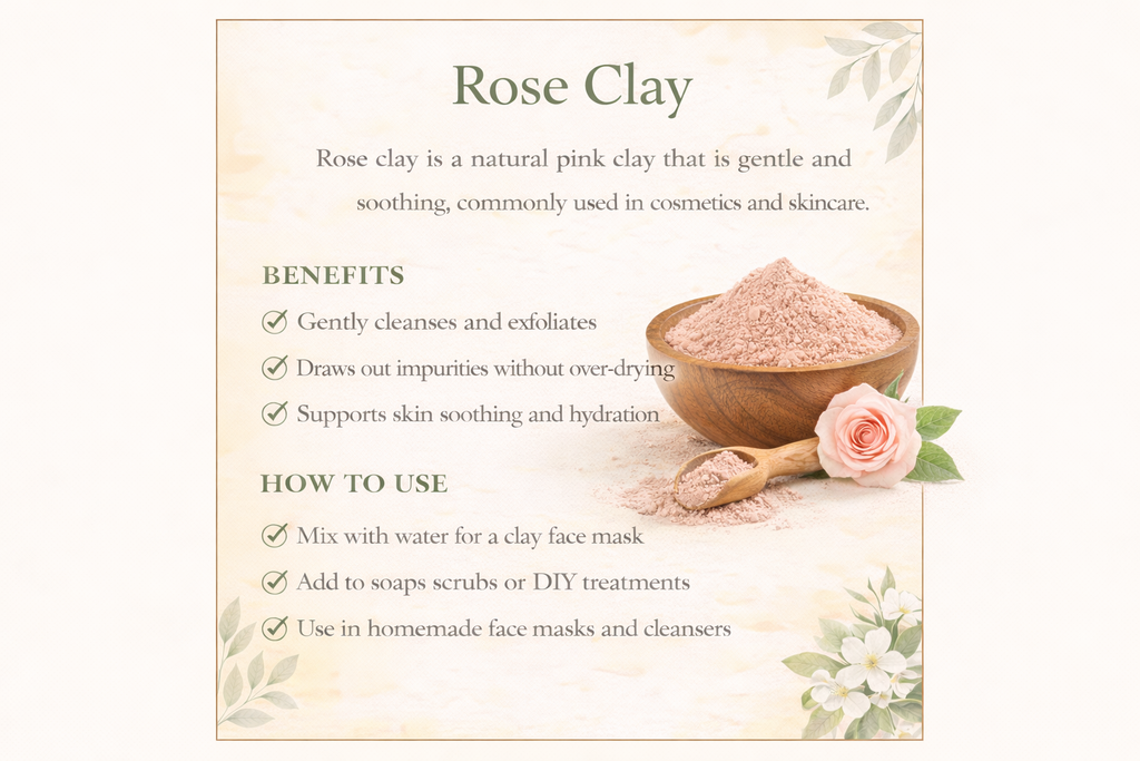 ROSE CLAY PURE - 1 Kg