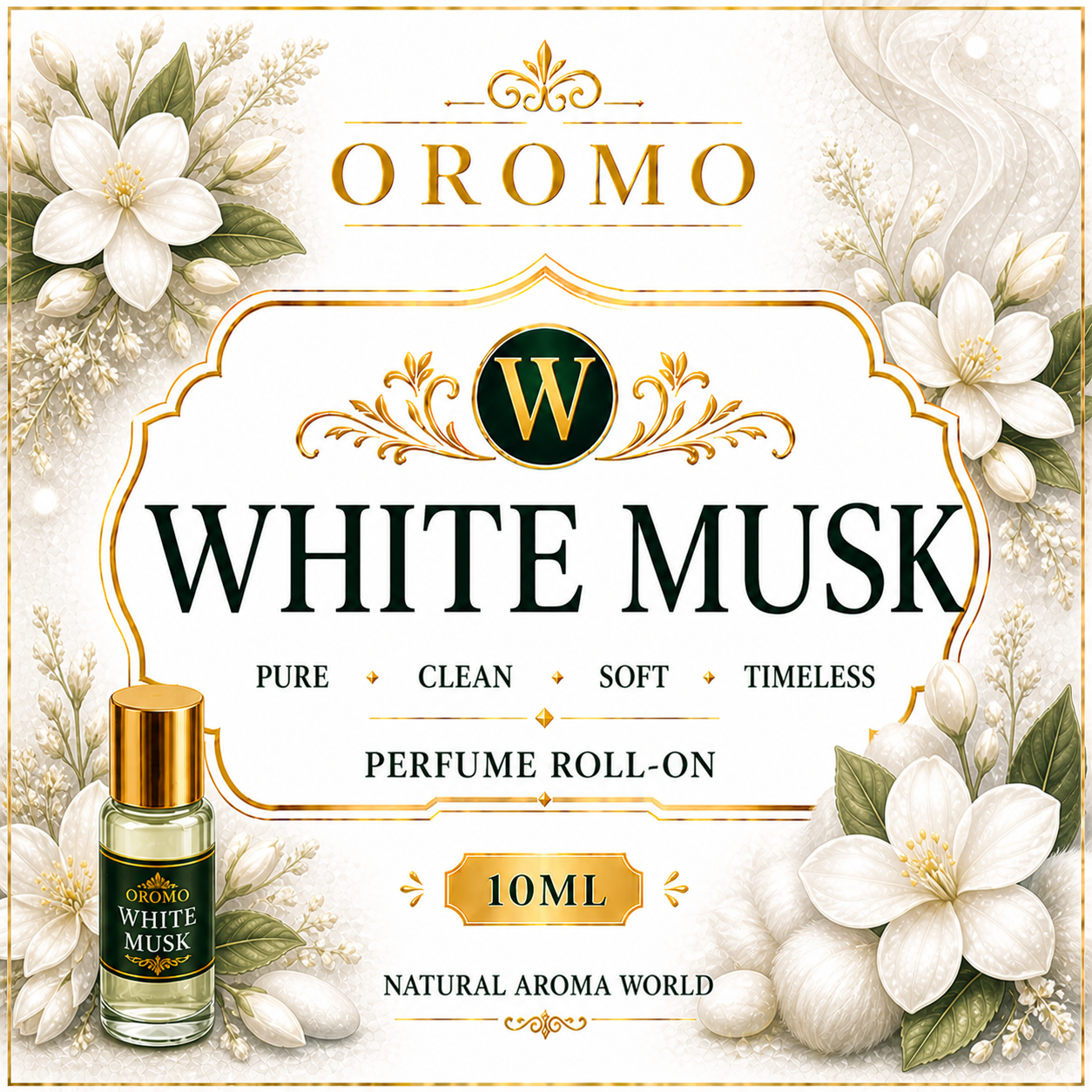 WHITE MUSK PERFUME ROLLON-10ML